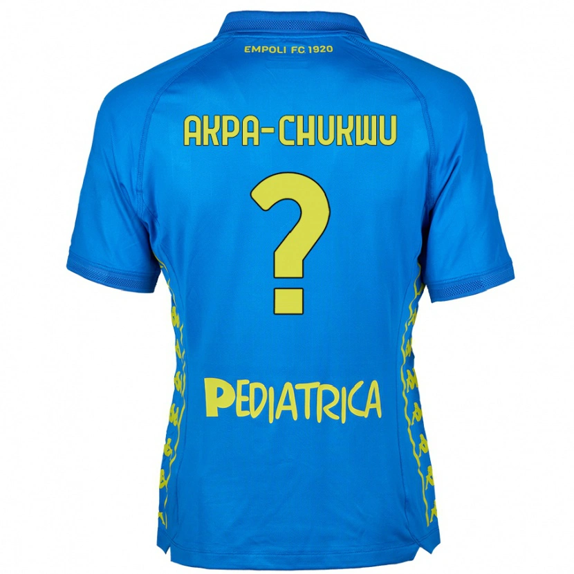 Danxen Bambino Maglia Hemsley Akpa-Chukwu #0 Blu Kit Gara Home 2024/25 Maglietta