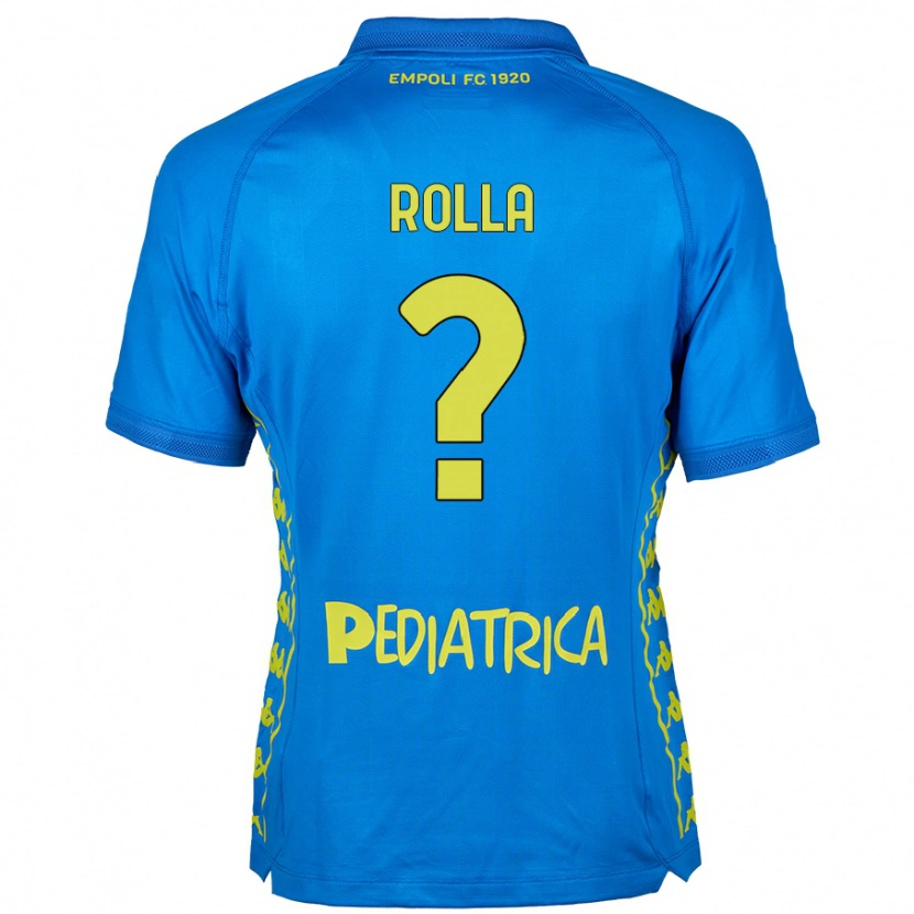 Danxen Bambino Maglia Nicola Rolla #0 Blu Kit Gara Home 2024/25 Maglietta