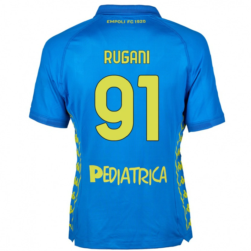 Danxen Bambino Maglia Tommaso Rugani #91 Blu Kit Gara Home 2024/25 Maglietta