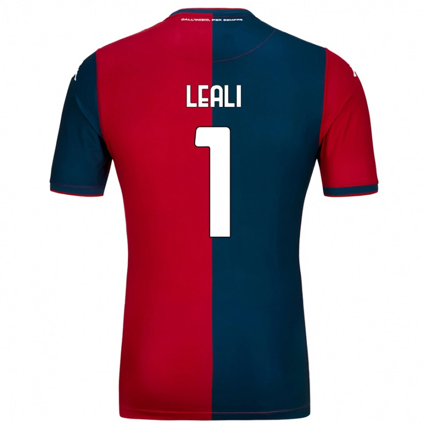 Danxen Bambino Maglia Nicola Leali #1 Rosso Blu Scuro Kit Gara Home 2024/25 Maglietta