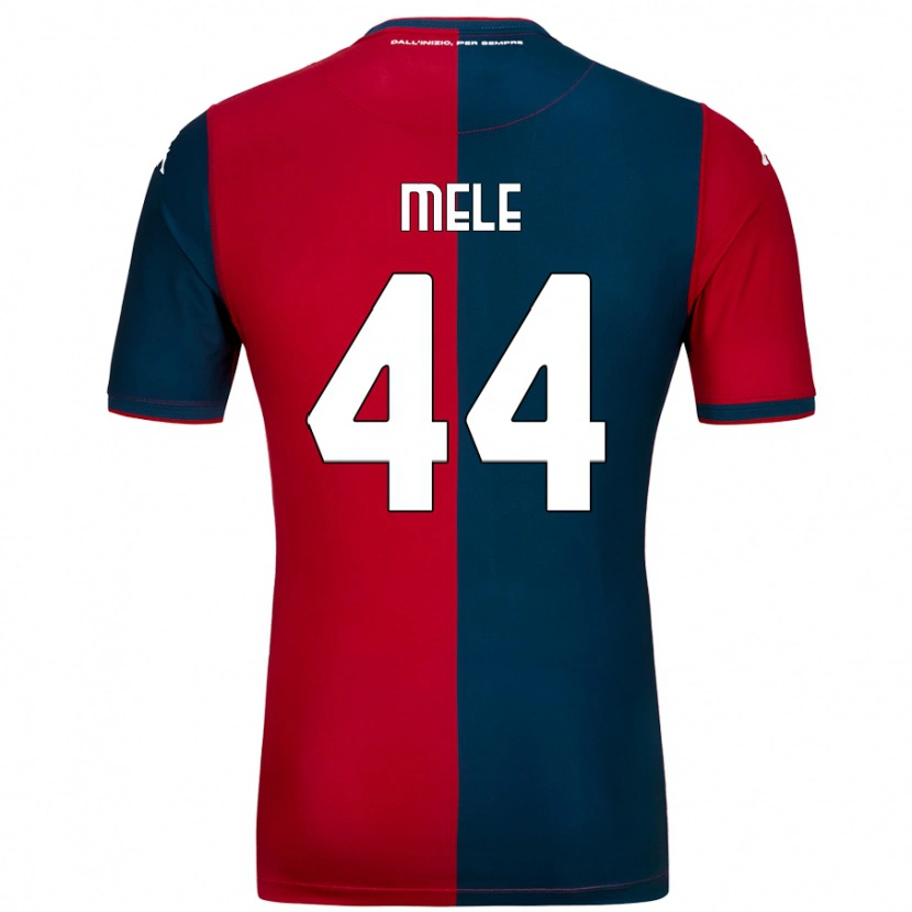 Danxen Bambino Maglia Chiara Mele #44 Rosso Blu Scuro Kit Gara Home 2024/25 Maglietta