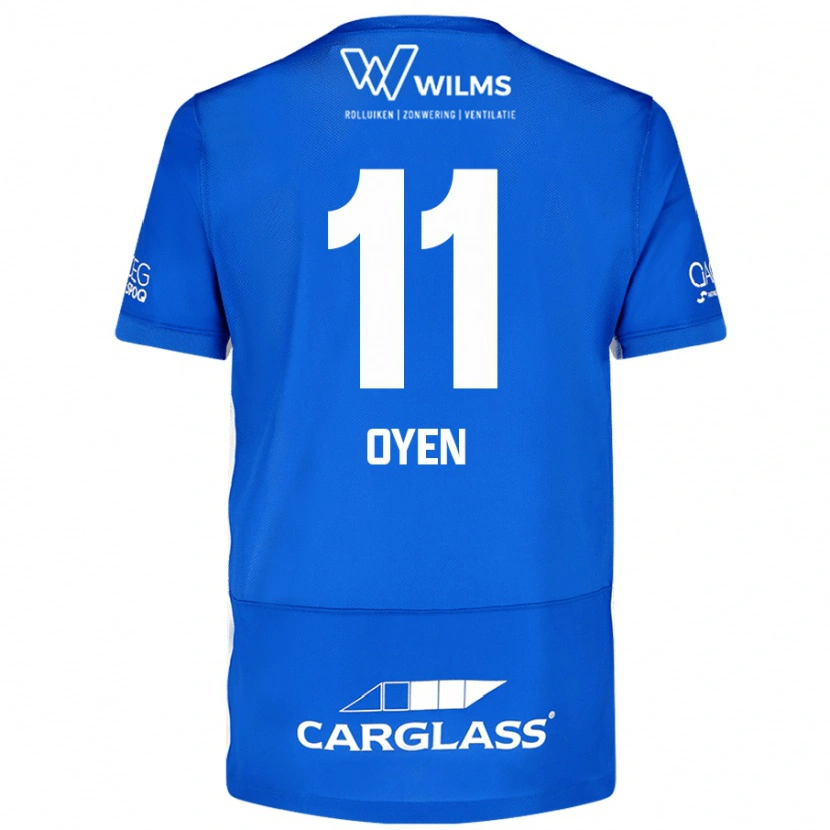Danxen Bambino Maglia Luca Oyen #11 Blu Kit Gara Home 2024/25 Maglietta