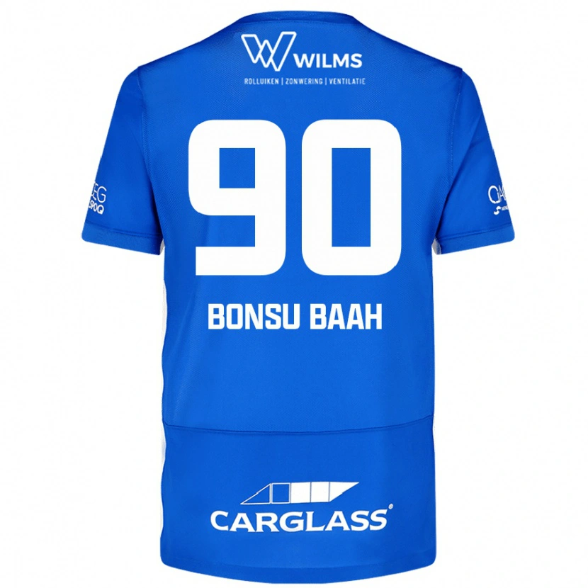 Danxen Bambino Maglia Christopher Bonsu Baah #90 Blu Kit Gara Home 2024/25 Maglietta
