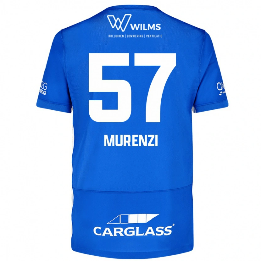 Danxen Bambino Maglia Aaron Murenzi #57 Blu Kit Gara Home 2024/25 Maglietta