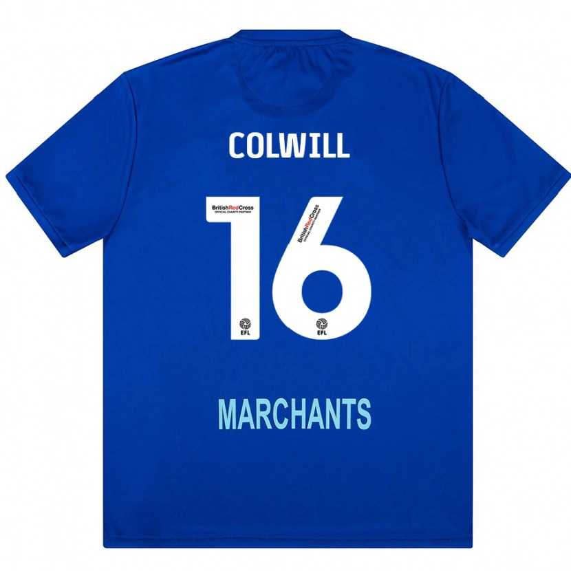 Danxen Bambino Maglia Joel Colwill #16 Verde Kit Gara Away 2024/25 Maglietta