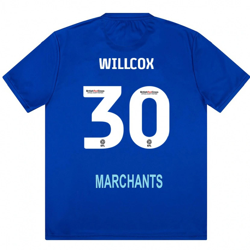 Danxen Bambino Maglia Freddy Willcox #30 Verde Kit Gara Away 2024/25 Maglietta
