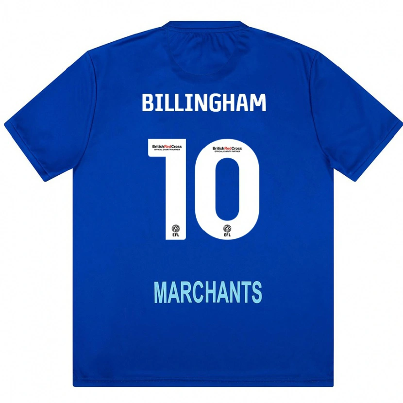 Danxen Bambino Maglia Lily Billingham #10 Verde Kit Gara Away 2024/25 Maglietta