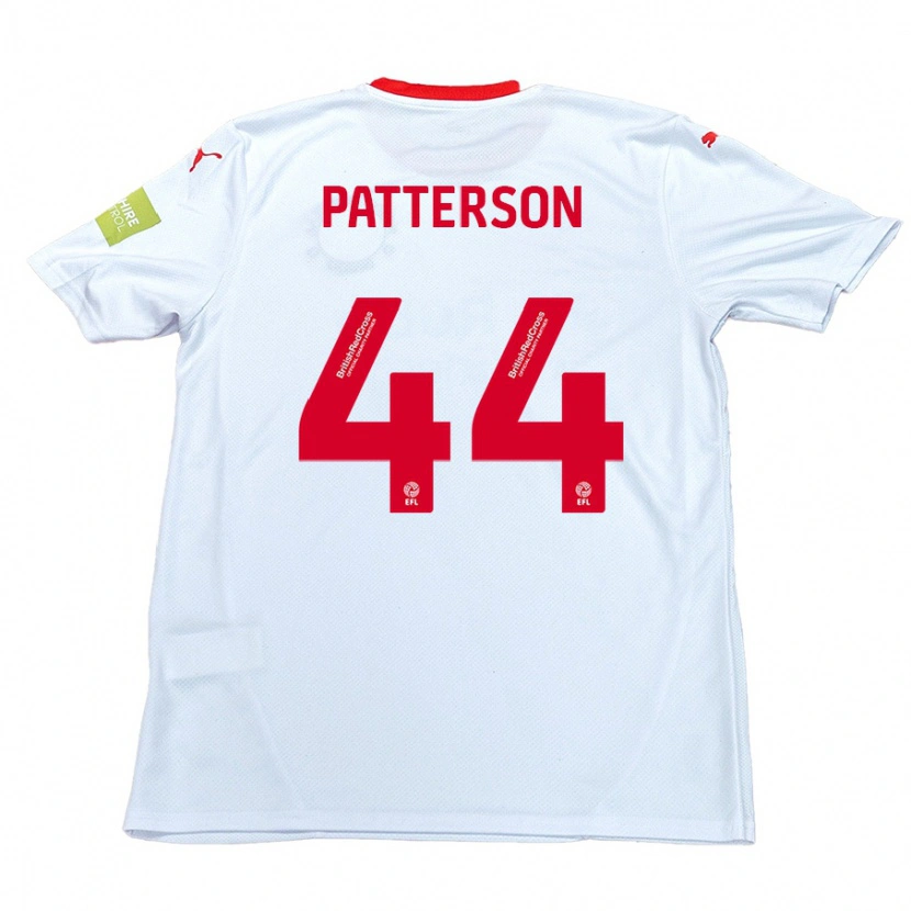 Danxen Bambino Maglia Phoenix Patterson #44 Bianco Kit Gara Away 2024/25 Maglietta