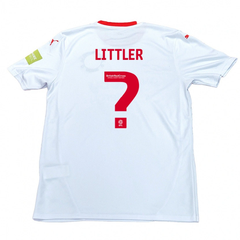 Danxen Bambino Maglia Zack Littler #0 Bianco Kit Gara Away 2024/25 Maglietta
