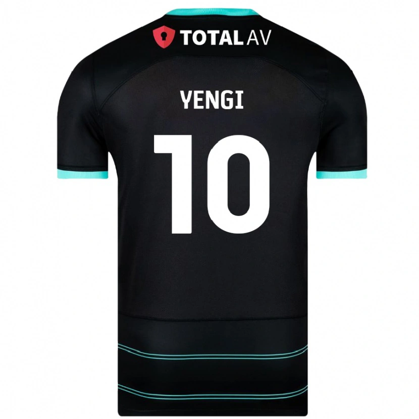 Danxen Bambino Maglia Kusini Yengi #10 Nero Kit Gara Away 2024/25 Maglietta