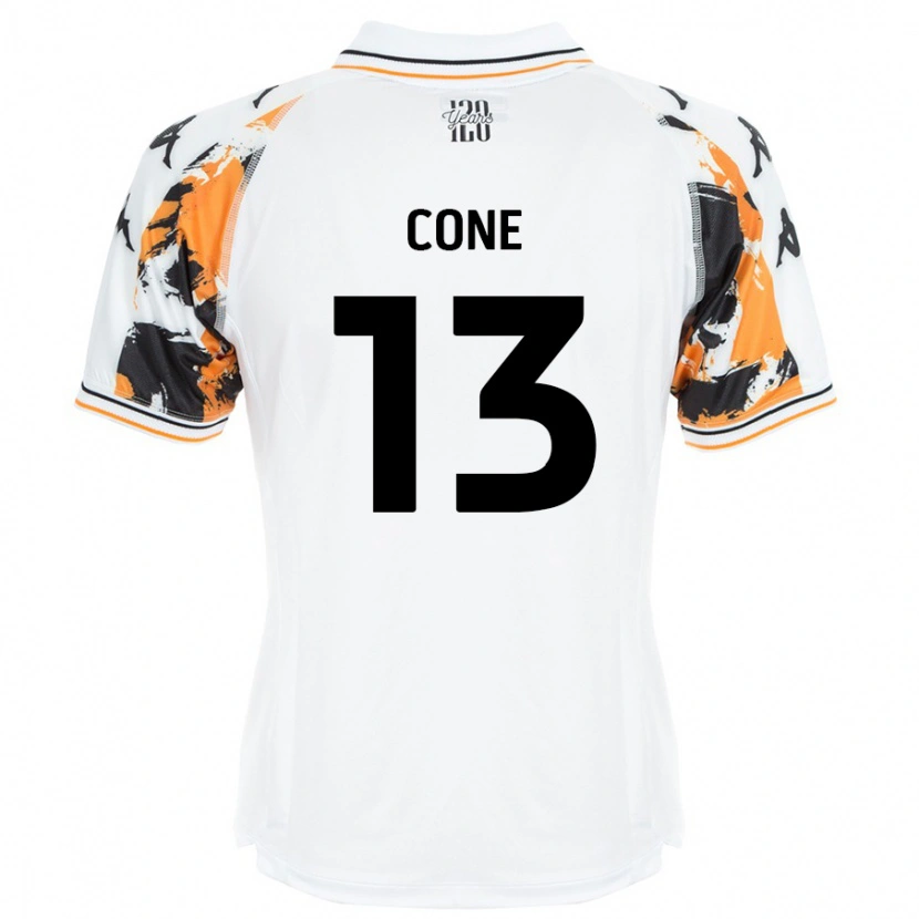 Danxen Bambino Maglia Sharla Cone #13 Bianco Kit Gara Away 2024/25 Maglietta