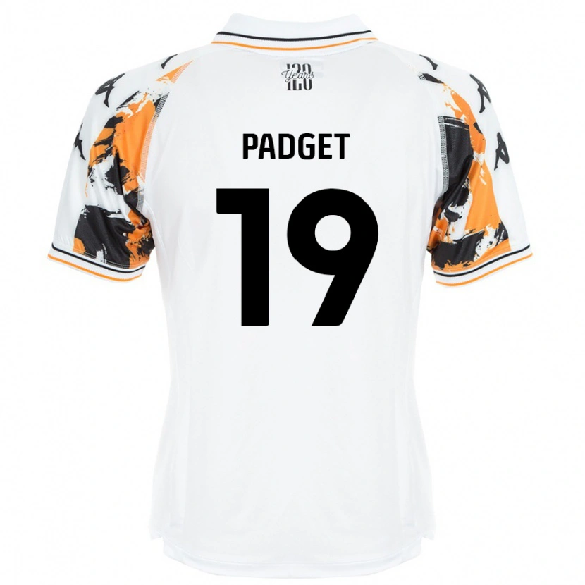Danxen Bambino Maglia Bethany Padget #19 Bianco Kit Gara Away 2024/25 Maglietta