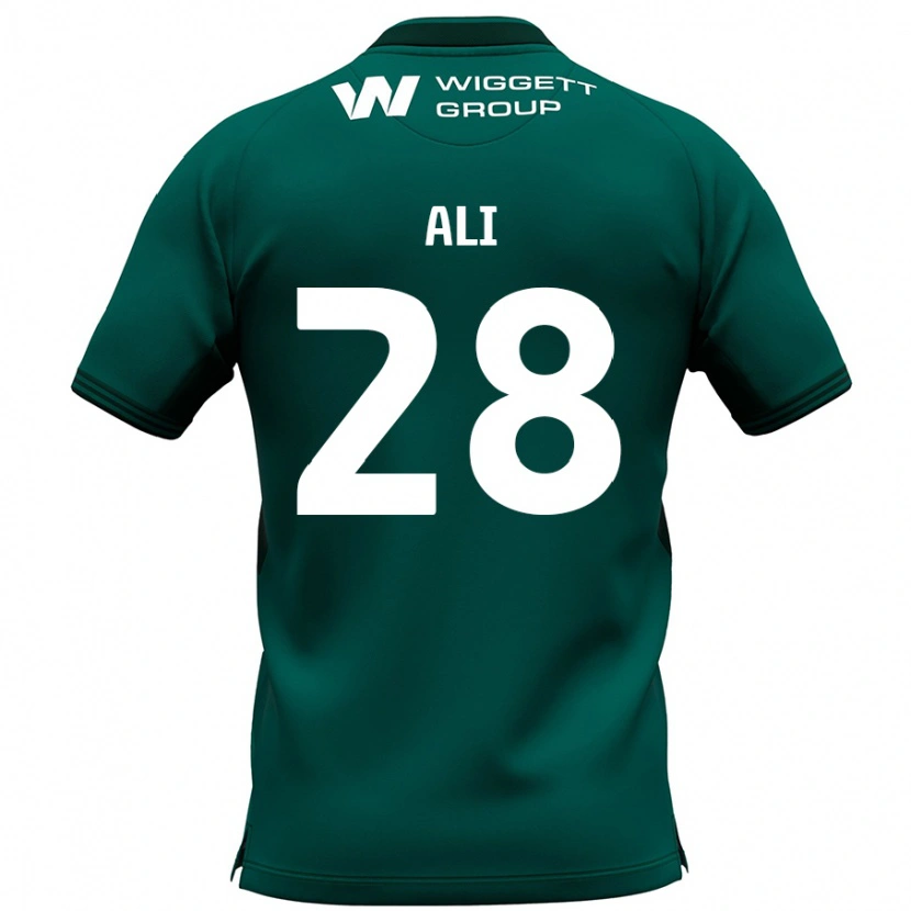 Danxen Bambino Maglia Francesca Ali #28 Verde Kit Gara Away 2024/25 Maglietta