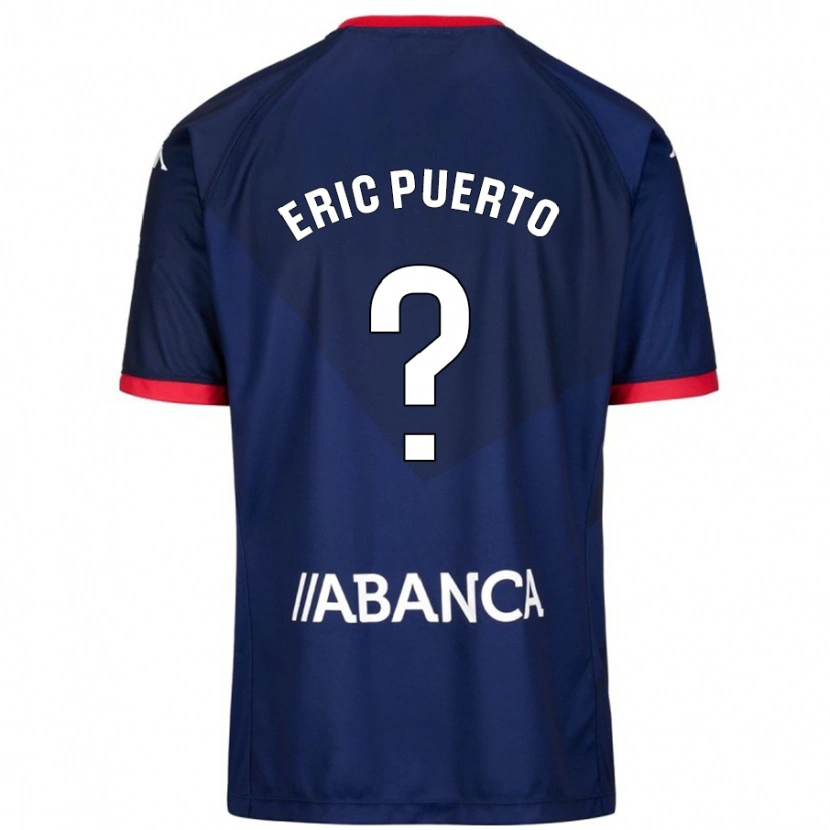 Danxen Bambino Maglia Eric Puerto #13 Blu Navy Kit Gara Away 2024/25 Maglietta