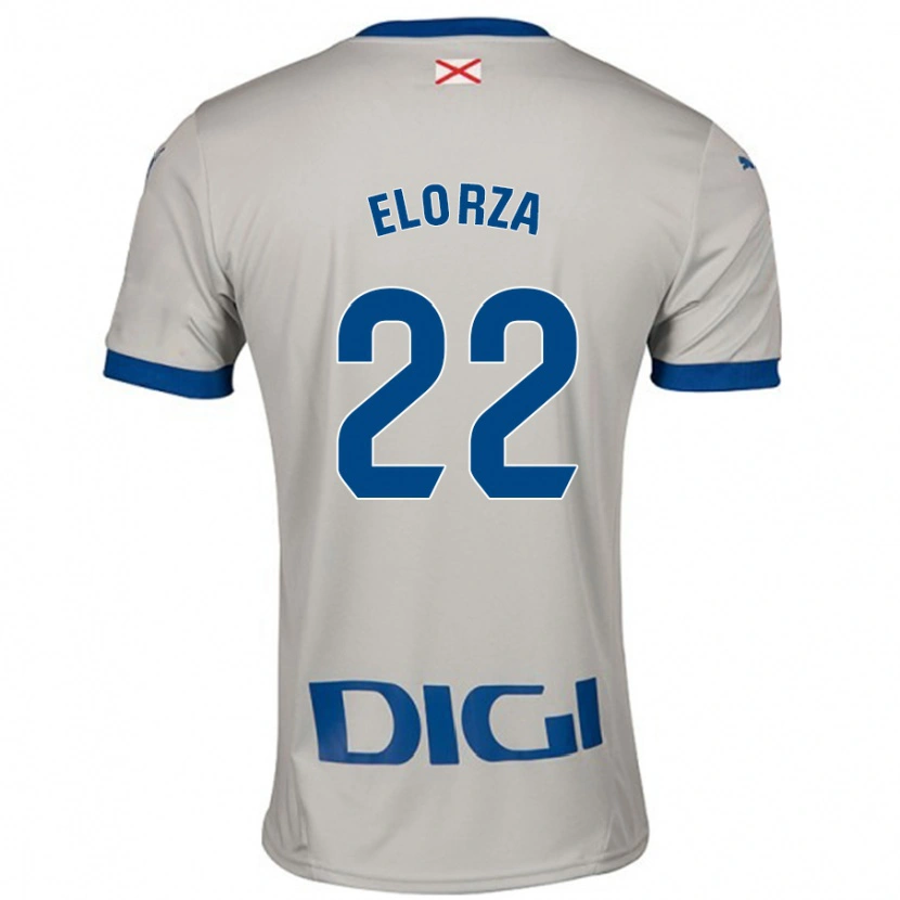 Danxen Bambino Maglia Sheila Elorza #22 Grigio Chiaro Kit Gara Away 2024/25 Maglietta