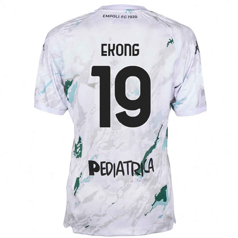 Danxen Bambino Maglia Emmanuel Ekong #19 Grigio Kit Gara Away 2024/25 Maglietta