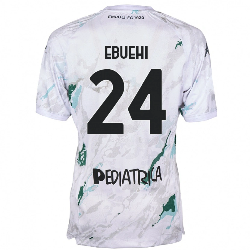Danxen Bambino Maglia Tyronne Ebuehi #24 Grigio Kit Gara Away 2024/25 Maglietta