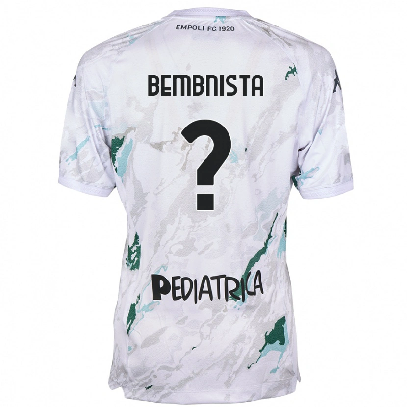 Danxen Bambino Maglia Dawid Bembnista #0 Grigio Kit Gara Away 2024/25 Maglietta