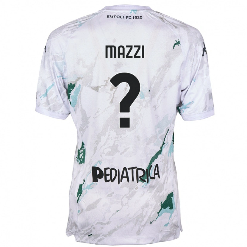 Danxen Bambino Maglia Nicola Mazzi #0 Grigio Kit Gara Away 2024/25 Maglietta