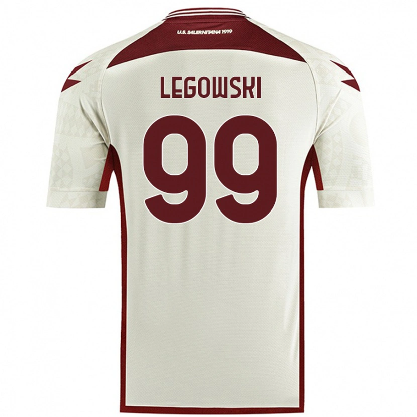 Danxen Bambino Maglia Mateusz Legowski #99 Colore Crema Kit Gara Away 2024/25 Maglietta