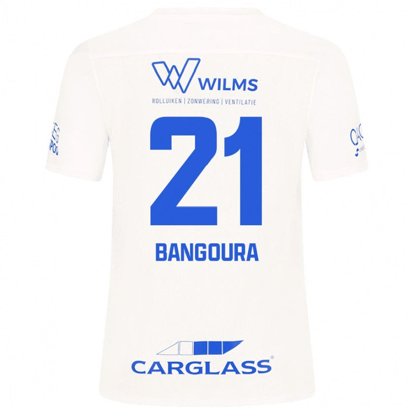 Danxen Bambino Maglia Ibrahima Sory Bangoura #21 Bianco Kit Gara Away 2024/25 Maglietta