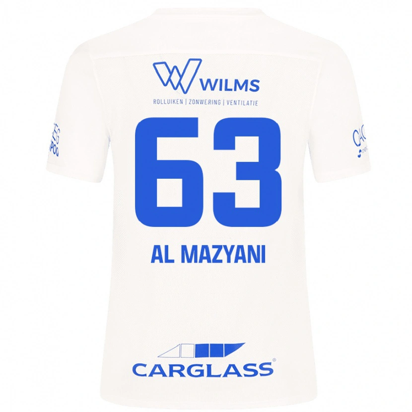 Danxen Bambino Maglia Faissal Al Mazyani #63 Bianco Kit Gara Away 2024/25 Maglietta