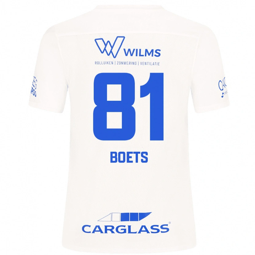 Danxen Bambino Maglia Keo Boets #81 Bianco Kit Gara Away 2024/25 Maglietta