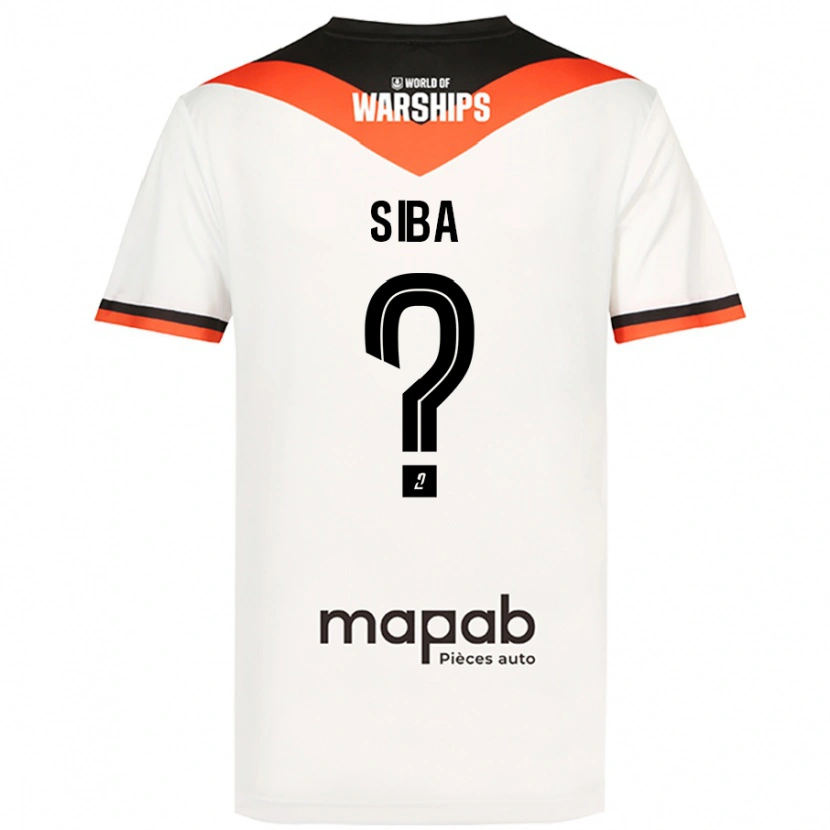 Danxen Bambino Maglia Stevan Siba #0 Bianco Kit Gara Away 2024/25 Maglietta