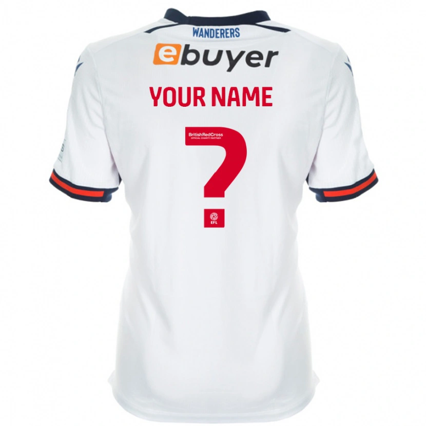 Danxen Uomo Maglia Il Tuo Nome #0 Bianco Kit Gara Home 2024/25 Maglietta