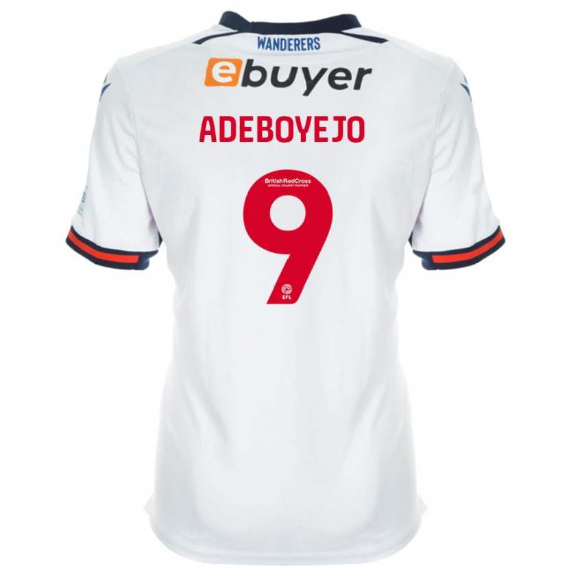 Danxen Uomo Maglia Victor Adeboyejo #9 Bianco Kit Gara Home 2024/25 Maglietta