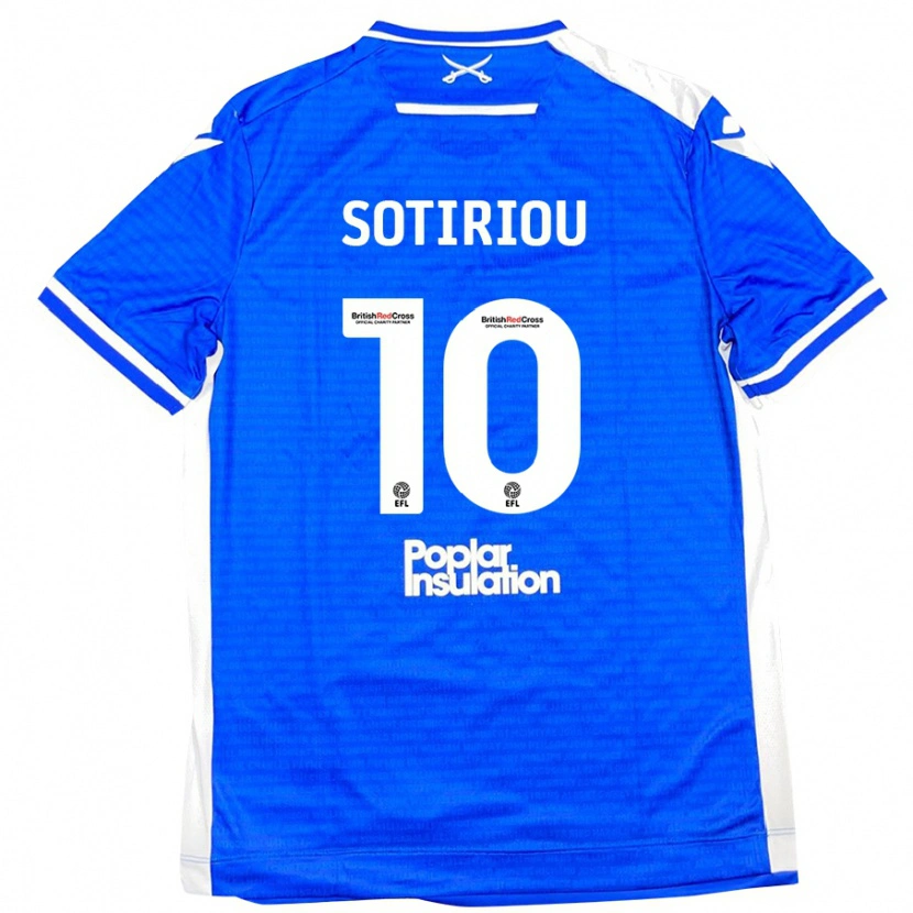 Danxen Uomo Maglia Ruel Sotiriou #10 Blu Bianco Kit Gara Home 2024/25 Maglietta
