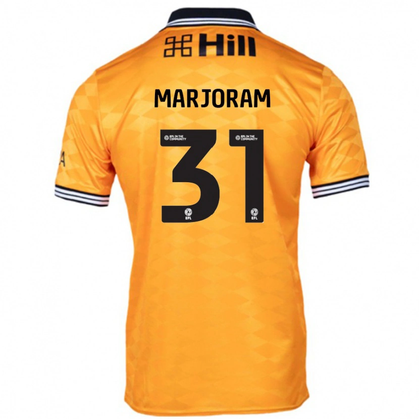Danxen Uomo Maglia Sophie Marjoram #31 Arancione Kit Gara Home 2024/25 Maglietta