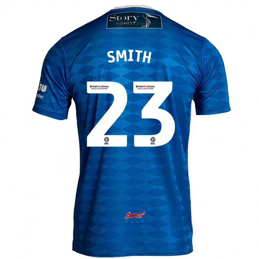 Danxen Uomo Maglia Jude Smith #23 Blu Kit Gara Home 2024/25 Maglietta