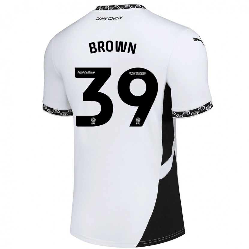Danxen Uomo Maglia Dajaune Brown #39 Bianco Nero Kit Gara Home 2024/25 Maglietta
