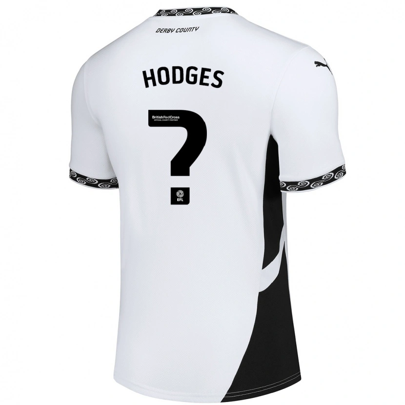 Danxen Uomo Maglia Dantel Hodges #0 Bianco Nero Kit Gara Home 2024/25 Maglietta