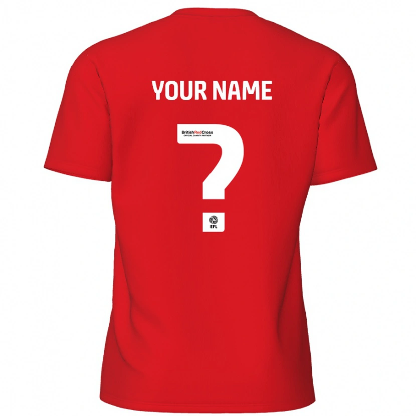 Danxen Uomo Maglia Il Tuo Nome #0 Rosso Kit Gara Home 2024/25 Maglietta