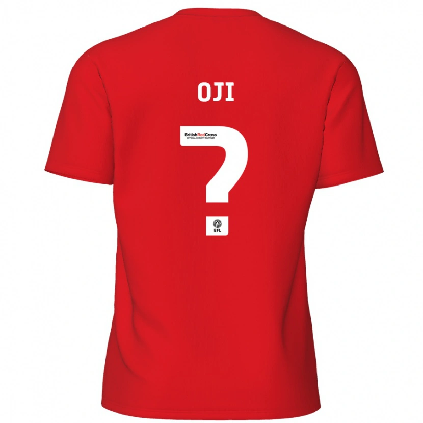 Danxen Uomo Maglia Uko Oji #0 Rosso Kit Gara Home 2024/25 Maglietta