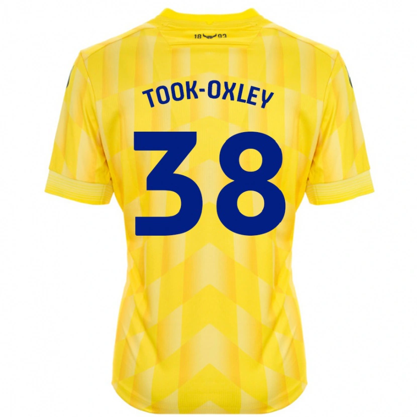 Danxen Uomo Maglia Zaide Took-Oxley #38 Giallo Kit Gara Home 2024/25 Maglietta