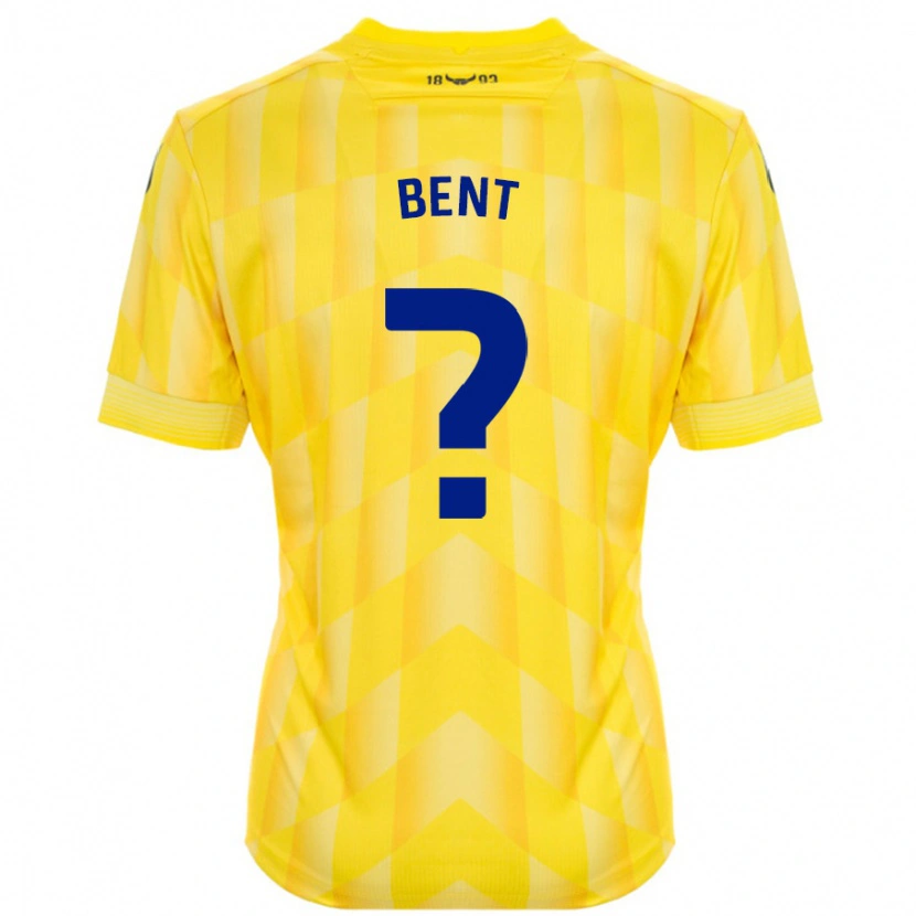 Danxen Uomo Maglia Stephaney Bent #0 Giallo Kit Gara Home 2024/25 Maglietta
