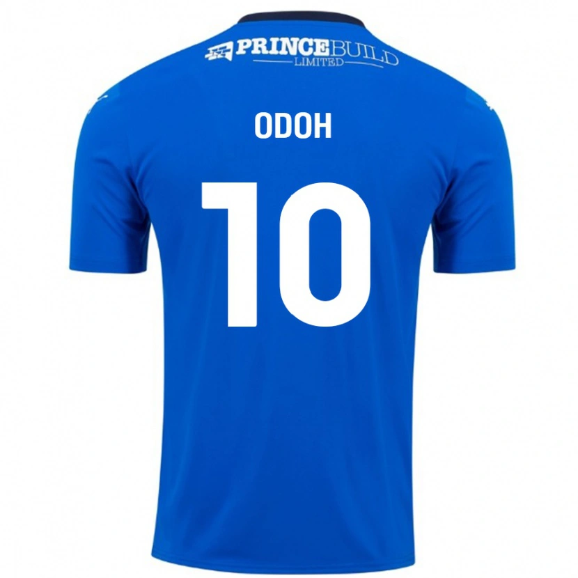 Danxen Uomo Maglia Abraham Odoh #10 Blu Bianco Kit Gara Home 2024/25 Maglietta