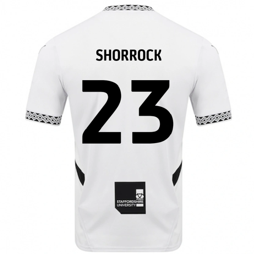 Danxen Uomo Maglia Jack Shorrock #23 Bianco Kit Gara Home 2024/25 Maglietta