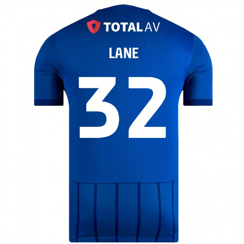 Danxen Uomo Maglia Paddy Lane #32 Blu Kit Gara Home 2024/25 Maglietta