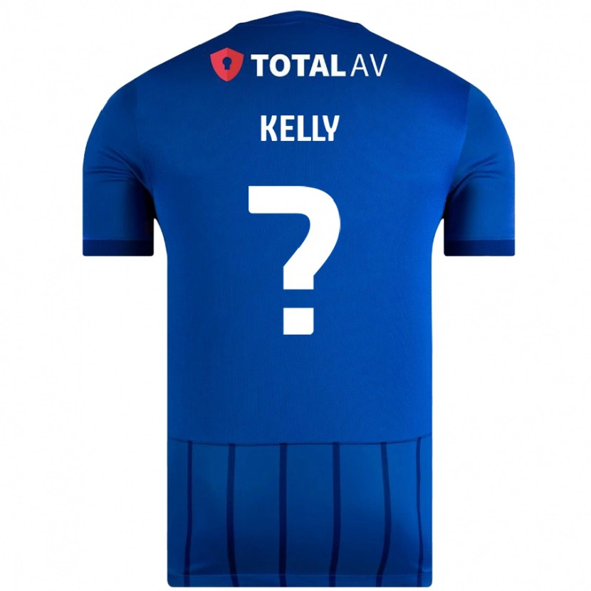 Danxen Uomo Maglia Liam Kelly #0 Blu Kit Gara Home 2024/25 Maglietta