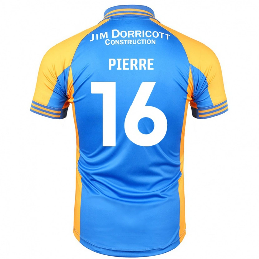 Danxen Uomo Maglia Aaron Pierre #16 Blu Ambra Kit Gara Home 2024/25 Maglietta