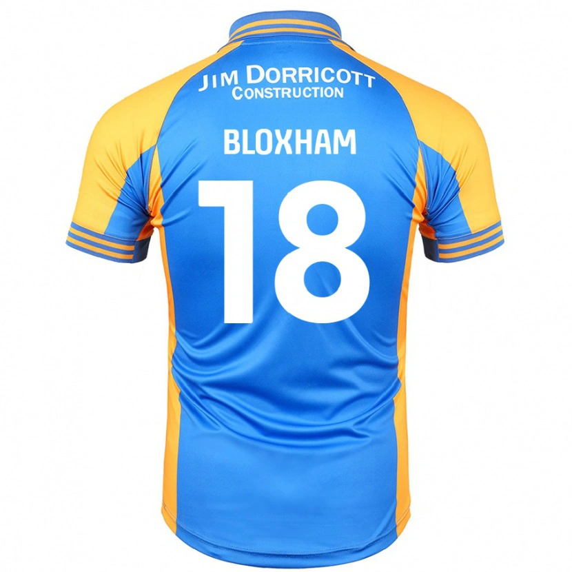 Danxen Uomo Maglia Tom Bloxham #18 Blu Ambra Kit Gara Home 2024/25 Maglietta