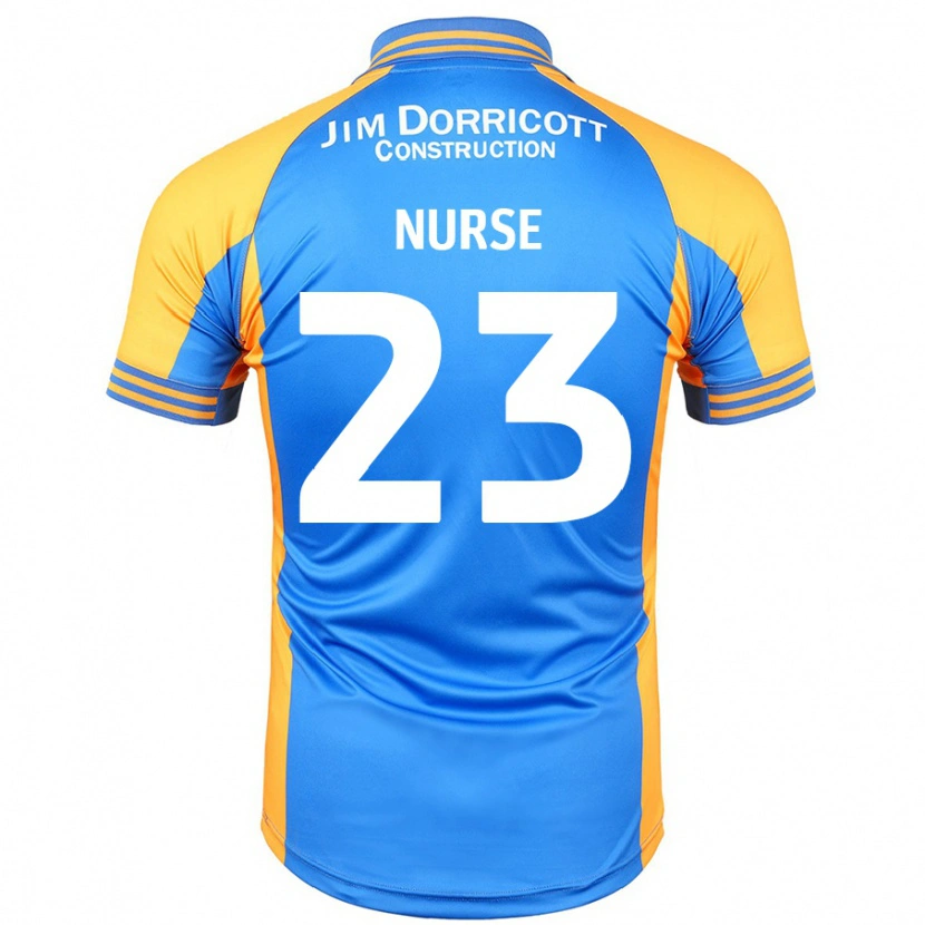Danxen Uomo Maglia George Nurse #23 Blu Ambra Kit Gara Home 2024/25 Maglietta