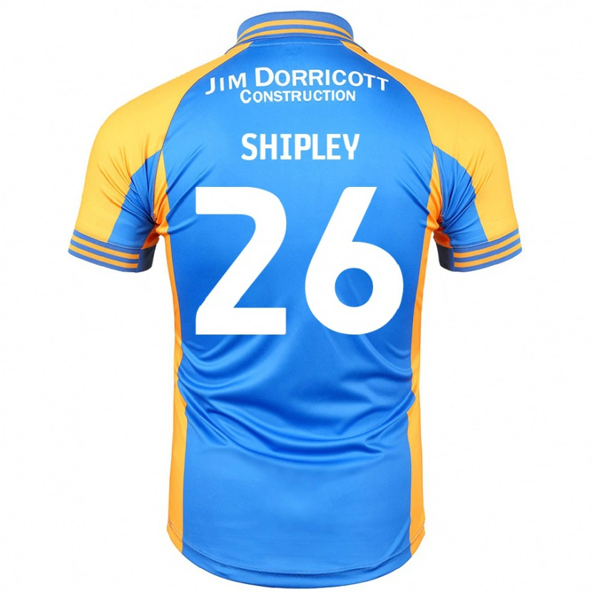 Danxen Uomo Maglia Jordan Shipley #26 Blu Ambra Kit Gara Home 2024/25 Maglietta