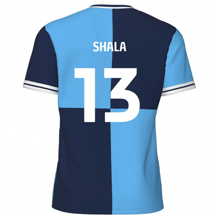 Danxen Uomo Maglia Laurence Shala #13 Azzurro Blu Scuro Kit Gara Home 2024/25 Maglietta