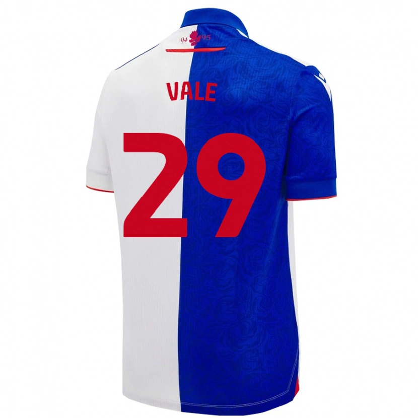 Danxen Uomo Maglia Jack Vale #29 Azzurro Bianco Kit Gara Home 2024/25 Maglietta