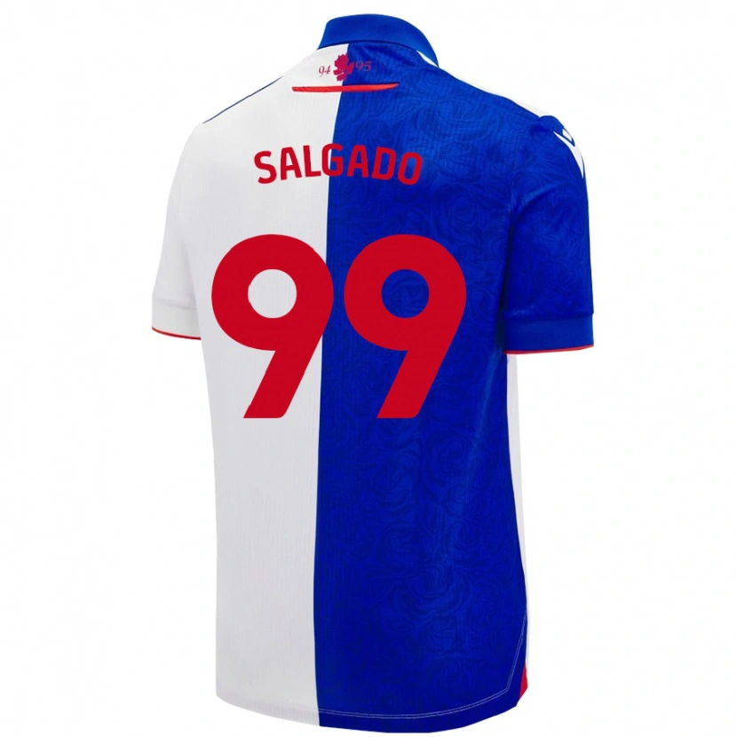 Danxen Uomo Maglia Shanell Salgado #99 Azzurro Bianco Kit Gara Home 2024/25 Maglietta